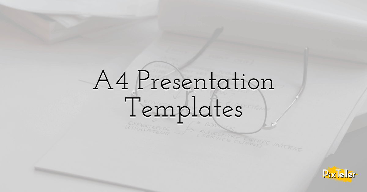Custom A4 Presentation Templates - PixTeller