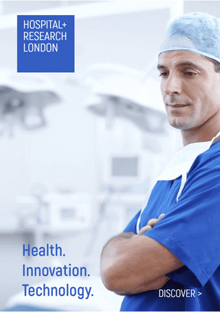 Health, Innovation, Technology Flyer Design Example