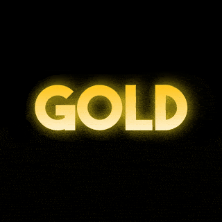 Logo Animation with Gold Video Motion Frame by Frame