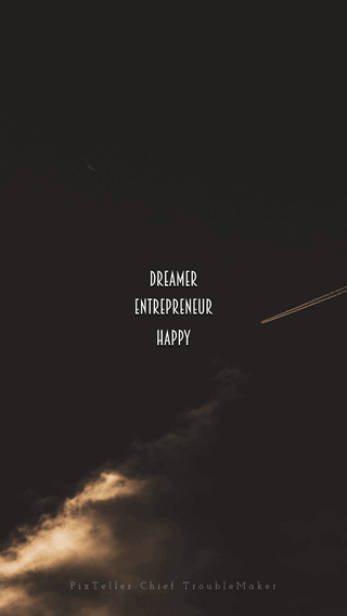 Mobile Wallpaper Easy to Change Words and Replace the Background Picture