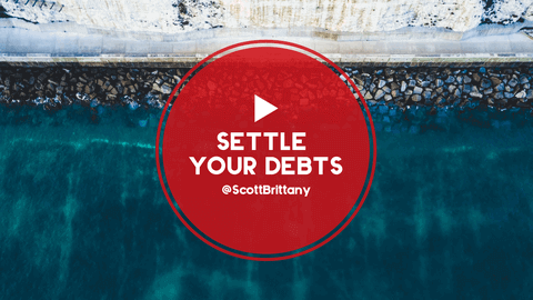 Settle Your Debts Video Thumbnail Template Easy to Personalize