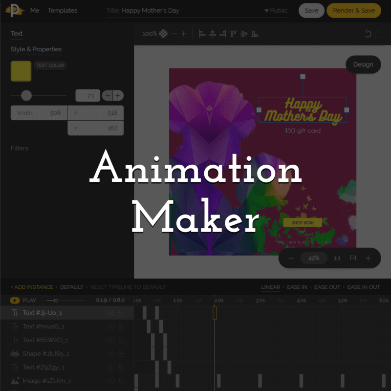 Free Image Editor & Animation Maker - PixTeller