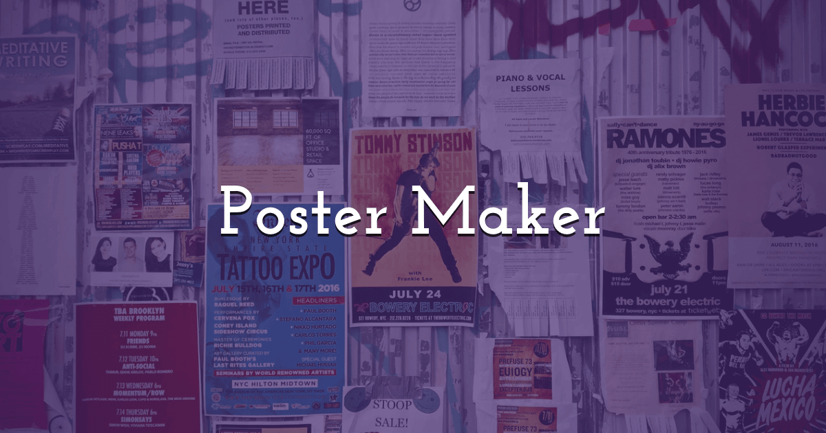 Poster Maker: Make Your Own Poster Online Free